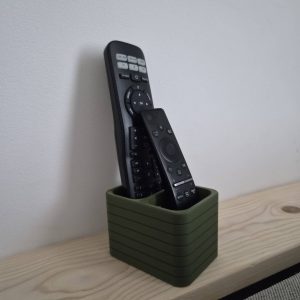 Porte-télécommandes moderne — imprimé en 3D