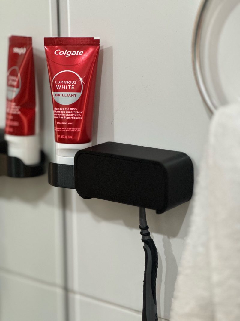 Porte-brosses à dents mural — imprimé en 3D