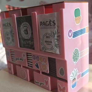Distributeur de sachets de thé — modèle moderne
