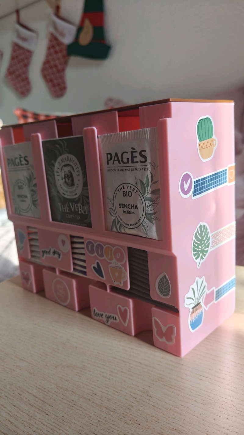 Distributeur de sachets de thé — modèle moderne