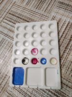 Palette de peinture à godets — lot de 2