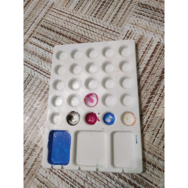 Palette de peinture à godets — lot de 2