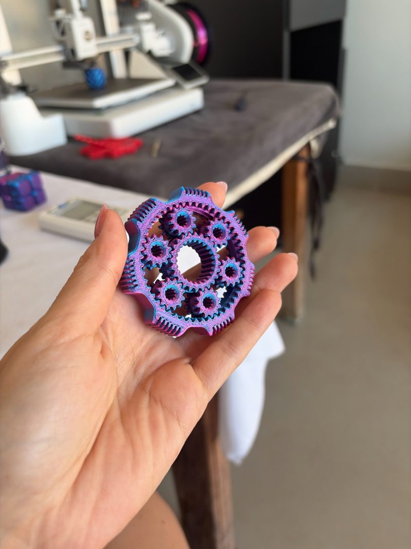 Hand spinner à engrenages planétaires — lot de 2