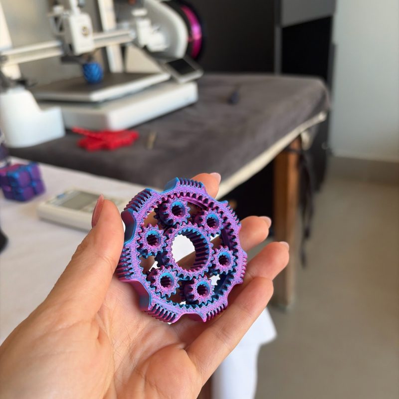 Hand spinner à engrenages planétaires — lot de 2
