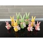 Lapins de Pâques décoratifs — lot de 3