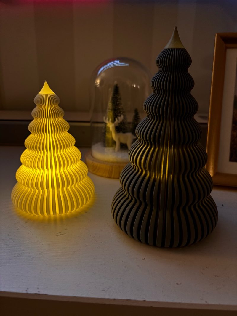 Sapins photophores — lot de 3