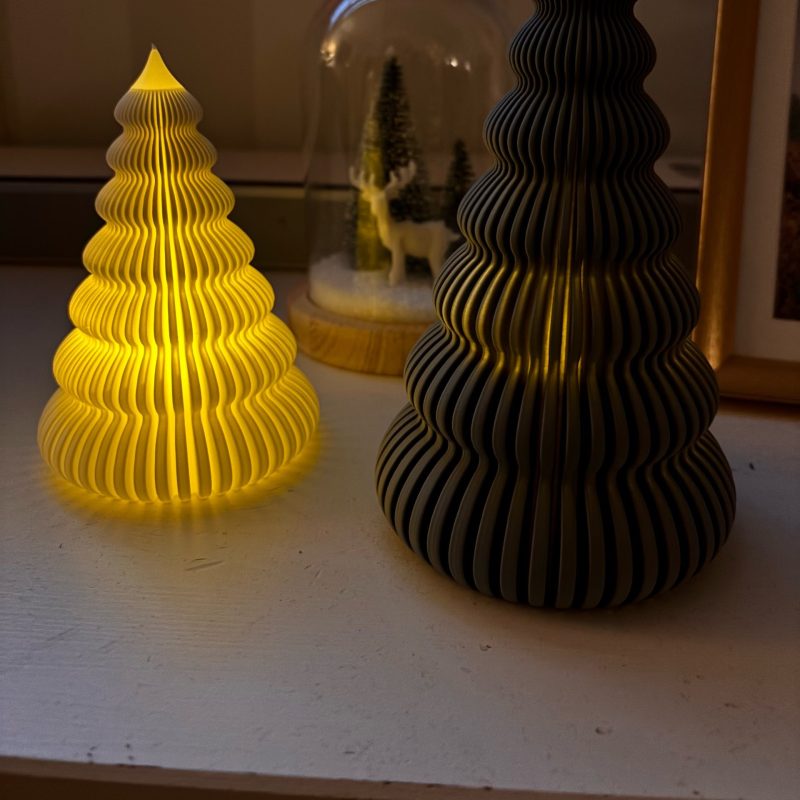 Sapins photophores — lot de 3