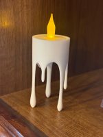 Fausses bougies à coulures — lot de 2, pour bougie LED