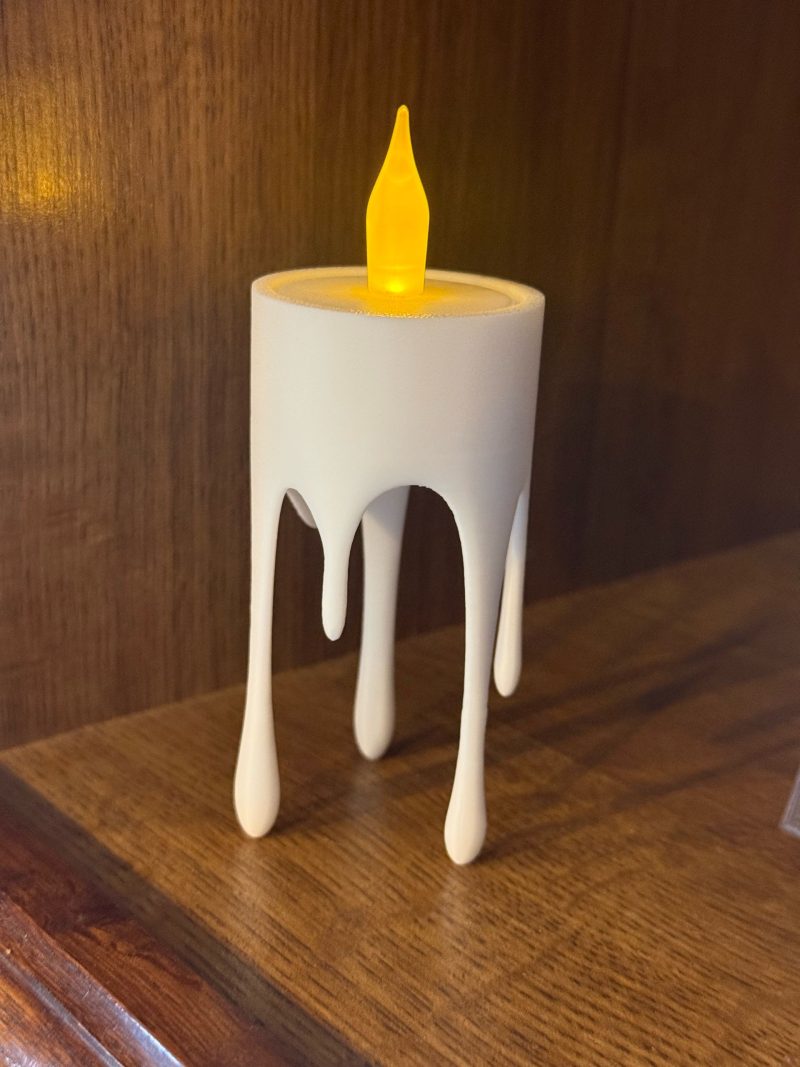 Fausses bougies à coulures — lot de 2, pour bougie LED
