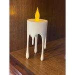 Fausses bougies à coulures — lot de 2, pour bougie LED