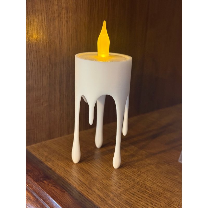 Fausses bougies à coulures — lot de 2, pour bougie LED