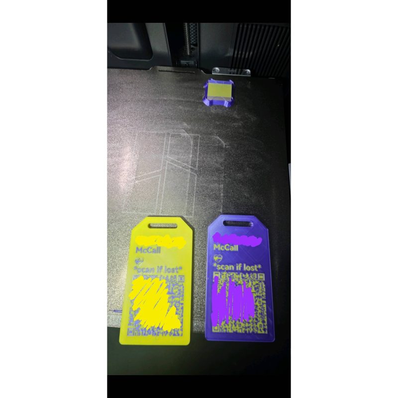 Étiquettes de bagage — lot de 2