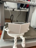 Porte-rouleau « robot » avec bac de rangement — articulé