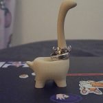 Porte-bagues dinosaure — imprimé en 3D