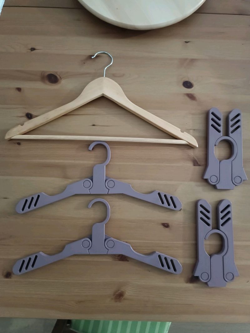 Cintres pliables — lot de 2