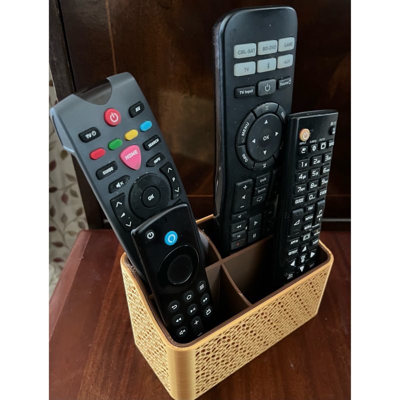 Porte-télécommandes modulaire — cases emboîtables
