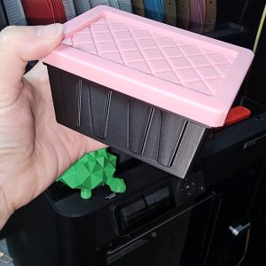 Mini bacs de rangement à poignées — lot de 4