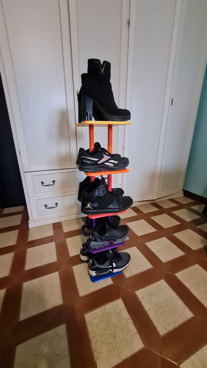 Range-chaussures empilable — lot de 2