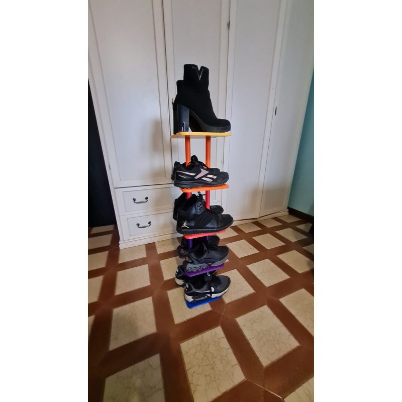 Range-chaussures empilable — lot de 2