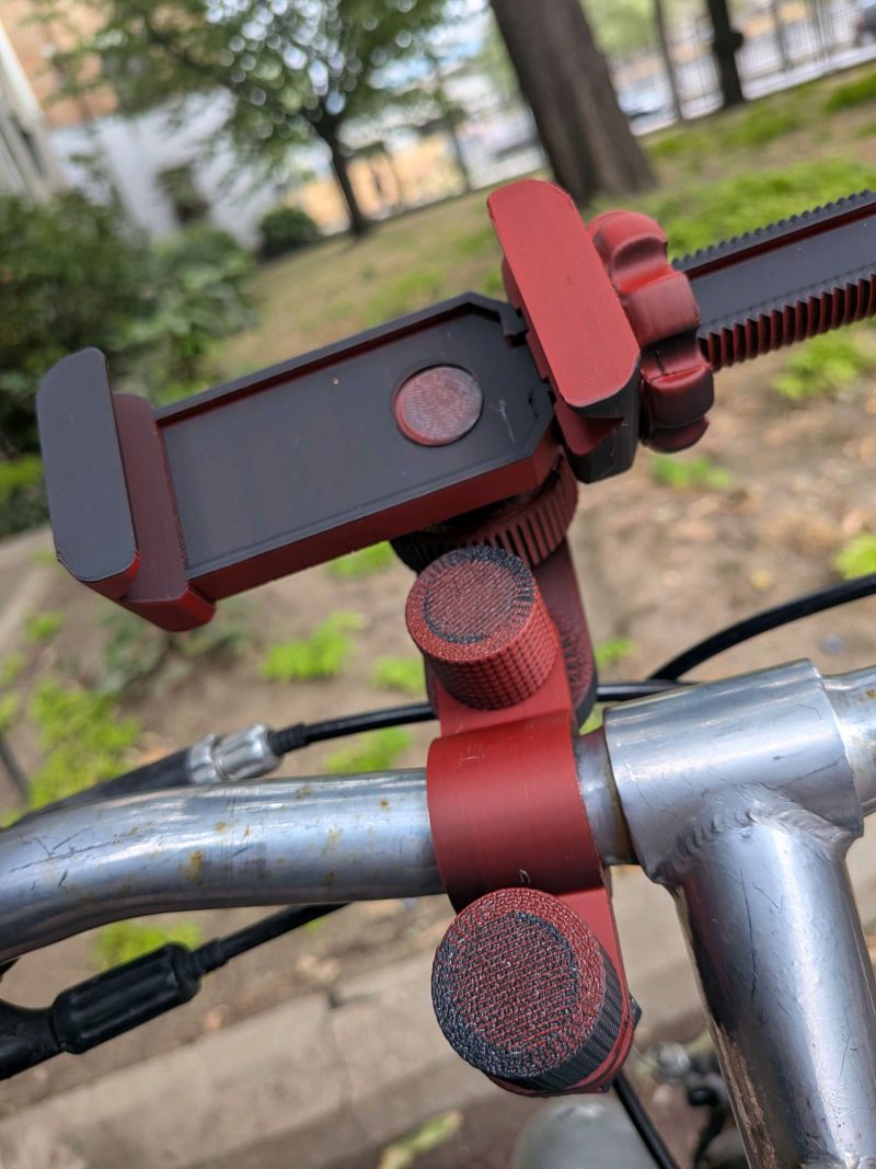 Support téléphone pour guidon de vélo