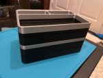 Bacs de tri empilables — lot de 3