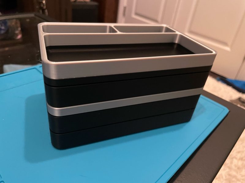Bacs de tri empilables — lot de 3