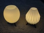 Petites lampes de table à chauffe-plat — lot de 2