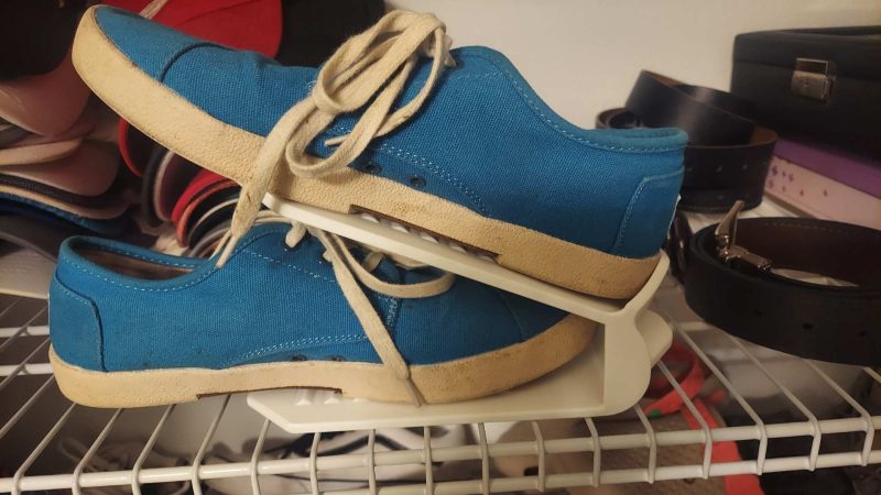 Range-chaussures à languette — lot de 2