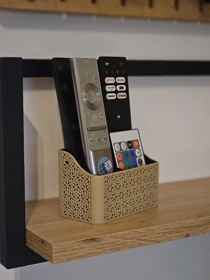 Porte-télécommandes modulaire — cases emboîtables