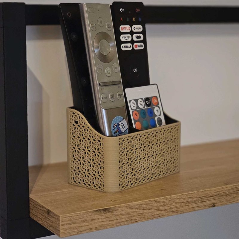 Porte-télécommandes modulaire — cases emboîtables