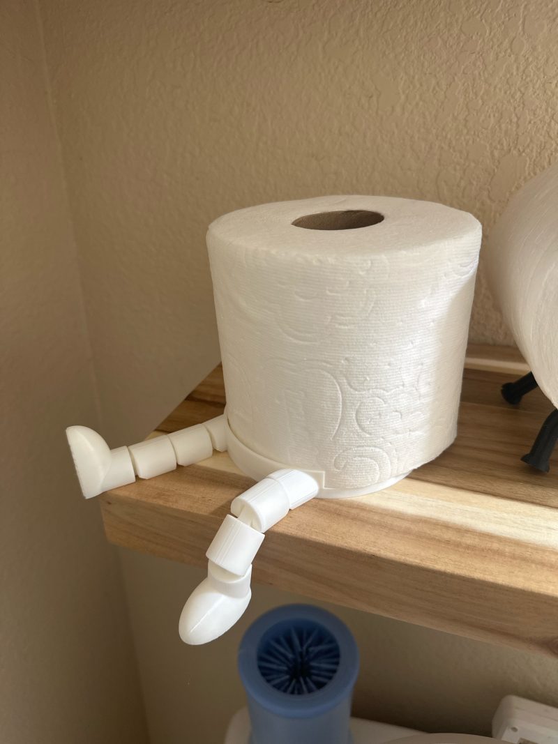 Porte-rouleau de secours « petit bonhomme » — articulé