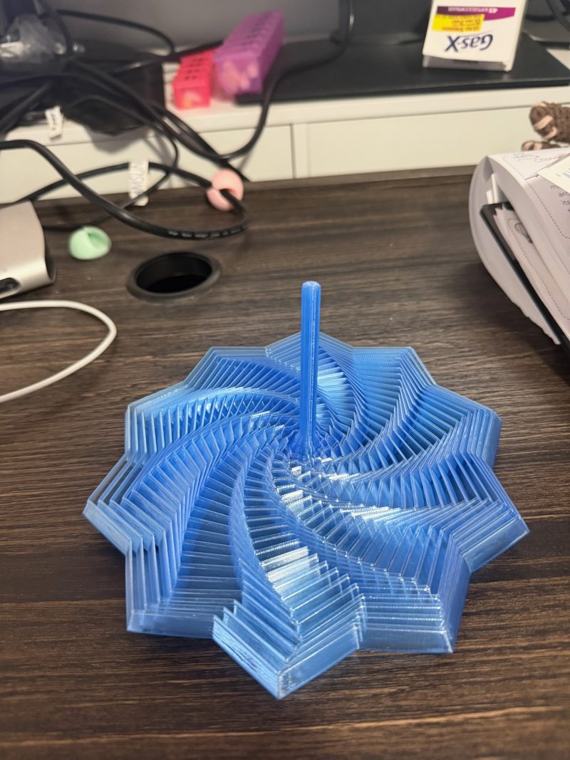 Étoile fidget articulée — 10 branches