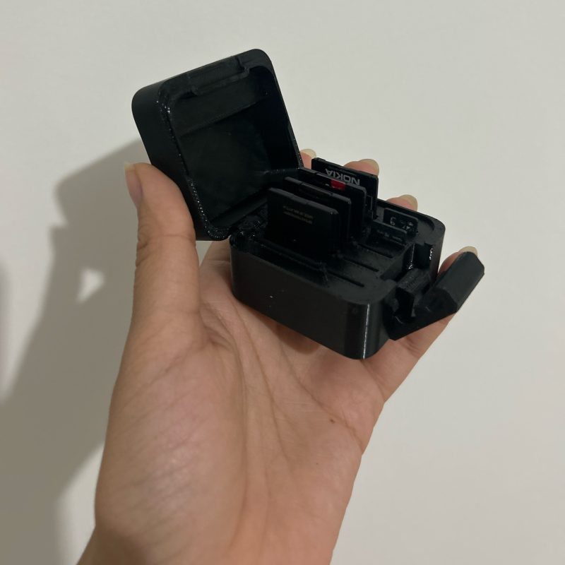 Boîte de rangement pour cartes SD et micro SD