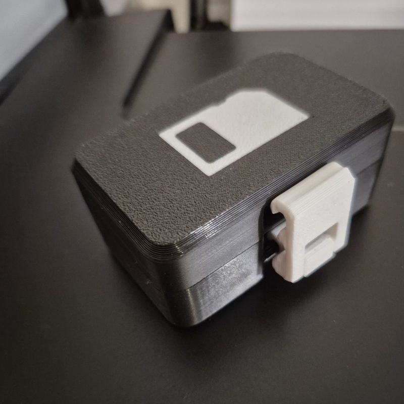 Boîte de rangement pour cartes SD et micro SD