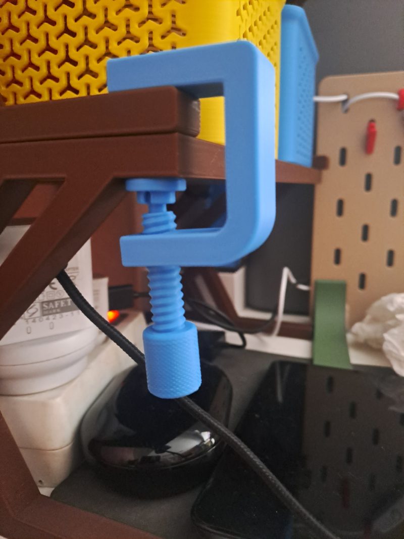 Serre-joints imprimés en 3D — lot de 2