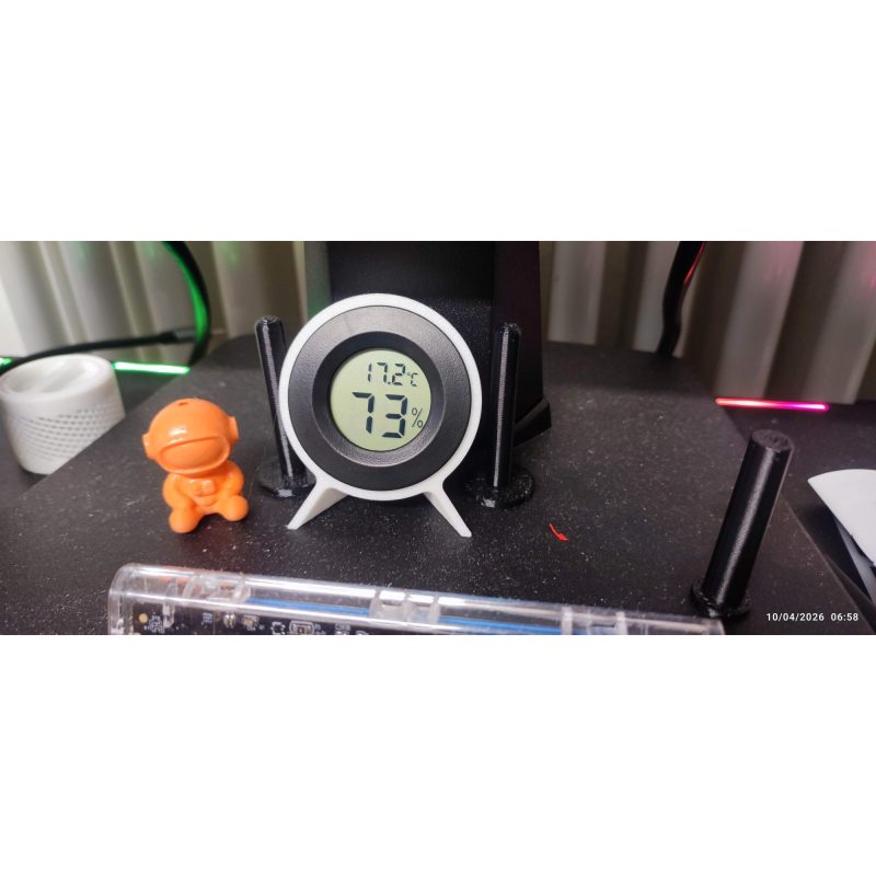 Support pour hygromètre rond — lot de 2