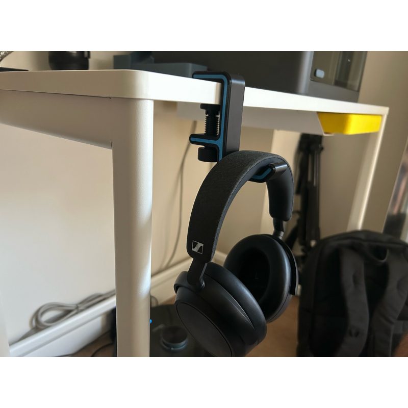Crochet casque mural bicolore — imprimé en 3D