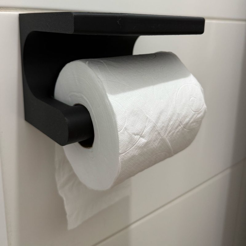 Dérouleur de papier toilette avec tablette
