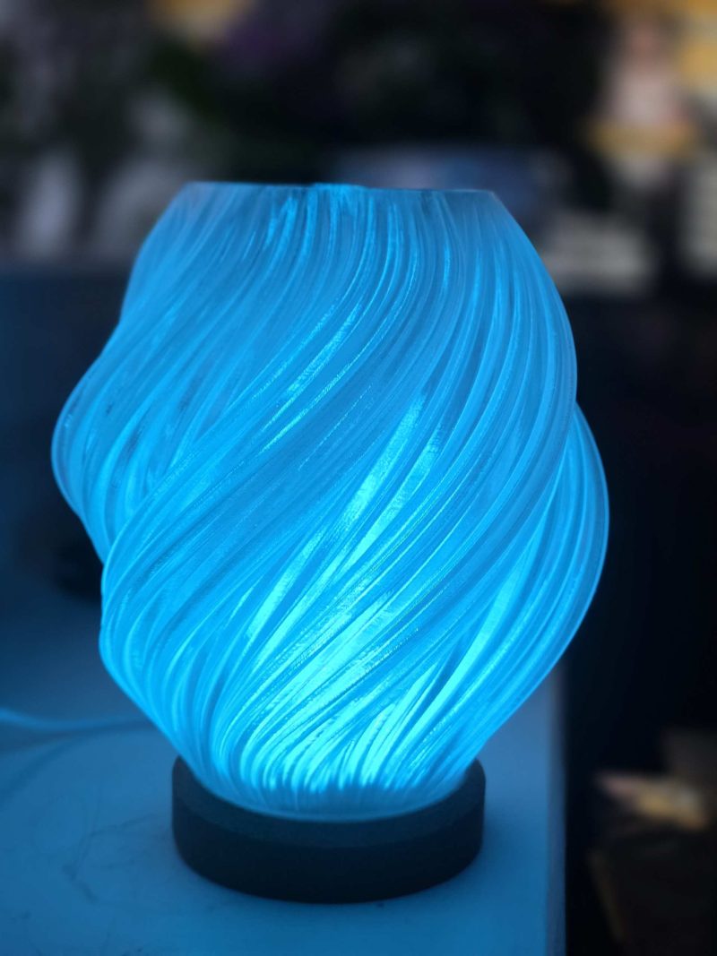 Abat-jour imprimé en 3D — diffusion douce