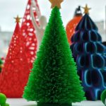 Mini sapins de Noël — lot de 6