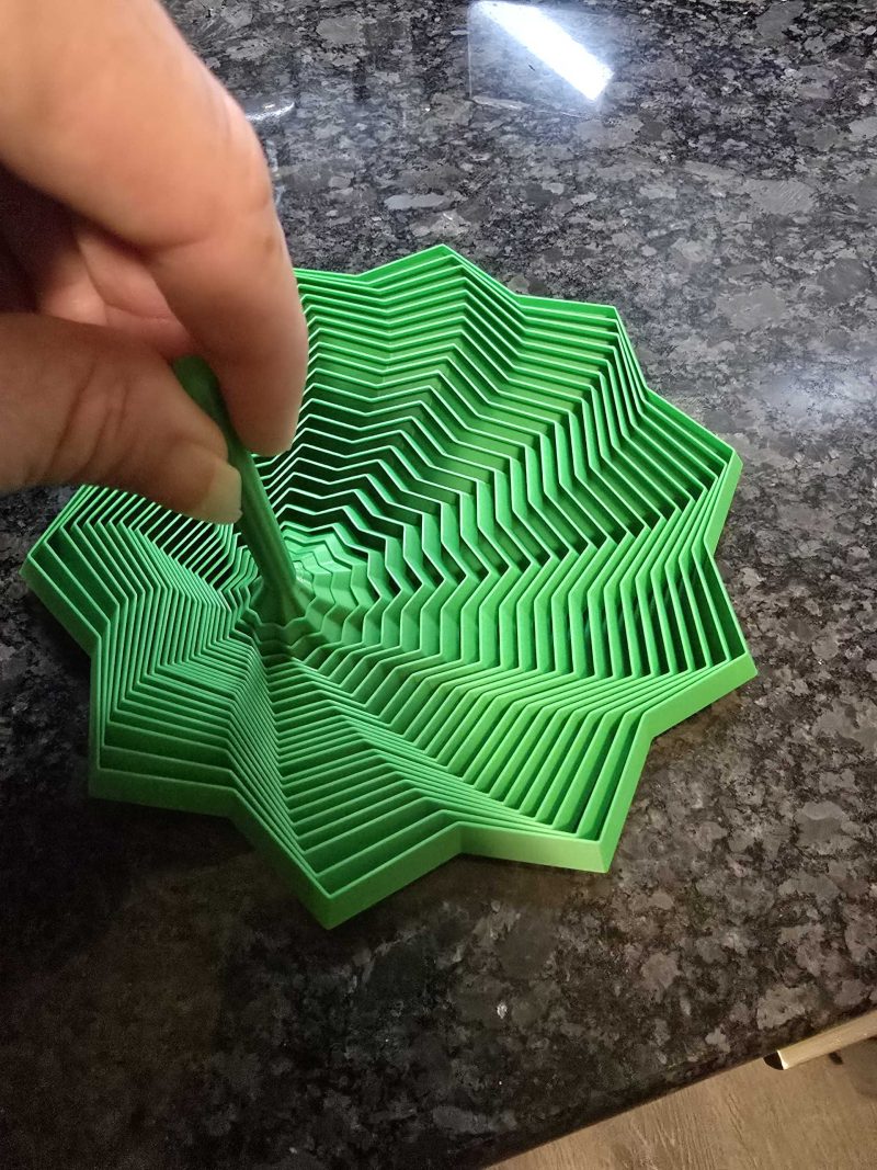 Étoile fidget articulée — 10 branches