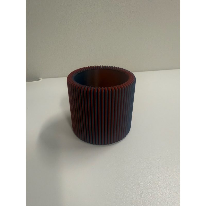 Pot à crayons nervuré — design moderne