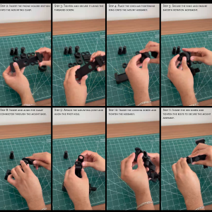 Support téléphone pour guidon de vélo