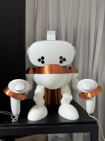 Support casque VR Meta Quest « Robot » – station casque et manettes imprimée en 3D