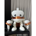 Support casque VR Meta Quest « Robot » – station casque et manettes imprimée en 3D