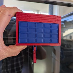 Porte-clé télécommande de garage — porte qui s'ouvre