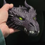 Vide-poche tête de dragon — entrée ou bureau