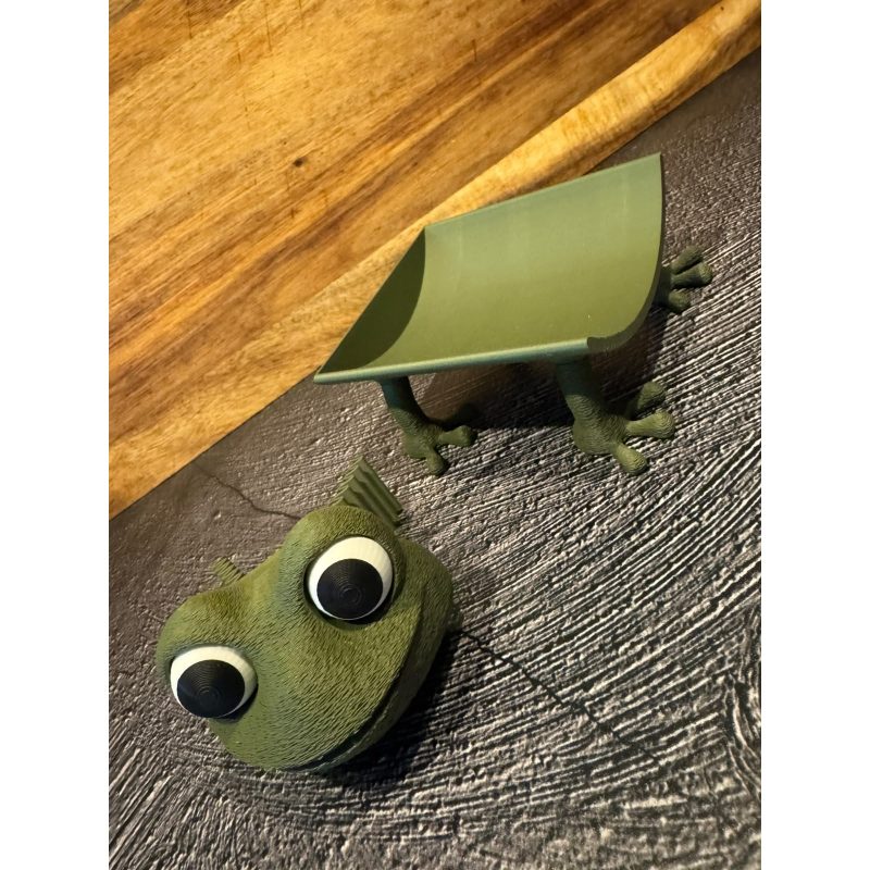 Dérouleur de papier toilette « grenouille » — s'adapte à tout