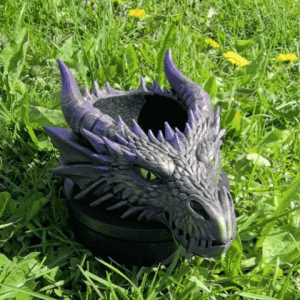 Vide-poche tête de dragon — entrée ou bureau