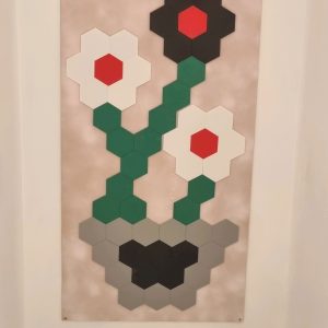 Hexagones muraux — lot de 6